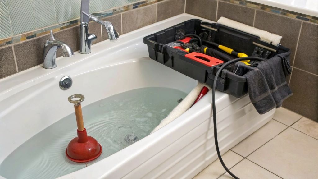 How to Unclog a Bathtub Drain in Less Than 30 Minutes