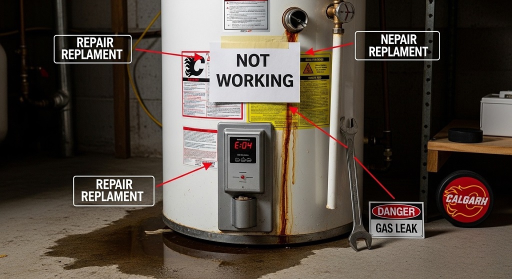 How long do water heaters typically last in Calgary homes