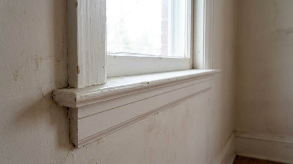 Moisture resistant window trim in coastal Florida home
